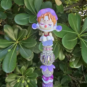 20 Premium character, plastic, beaded, refillable, topper pen.