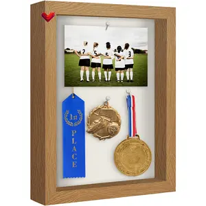 8.5X11 Shadow Box Frame - Dark Oak