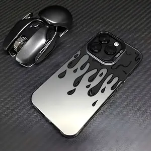 Creative Water Drop Graffiti Phone Case Compatible with iPhone 17 16 15 14 13 12 11 PRO MAX PLUS, AIR and iPhone XR XS MAX 7 8Plus 16E SE, Shockproof Matte Back Cover Phone Case, Ideal Gift for Friends and Family