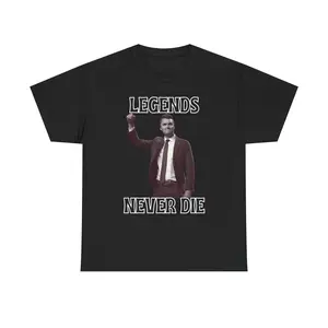 Legends Never Die Charlie Kirk Unisex Heavy Cotton Tee