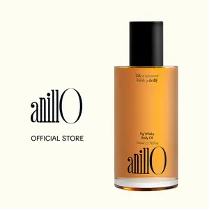 anillO Fig Whisky Hydrating Body Oil - Official Product Fast-Absorbing & Non-Greasy Moisturizer with Fig, Argan & Jojoba Oils - Silky Smooth Glow & Deep Nourishment, Woody Scent 3.38 fl oz