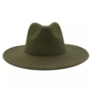 COCUS POCUS Ranger Green Fedora for Men - Classic Style hat