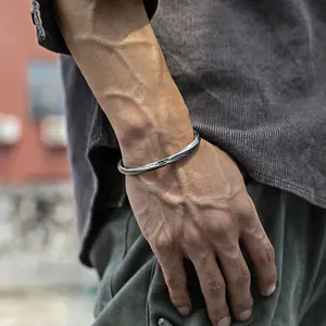 Viking war bracelet Mobius bracelet handmade arabesque pattern open bracelet ring men and women bracelet retro trend