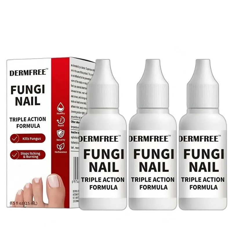 2026 Upgrade Extra Strength Toenail Fungus Treatment - Antifungal Solution for Toenails/Fingernails, Triple Action Therapy Remedies for Fungal Care Nail Repair & Renewal, 0.5 Fl Oz, Healing, Antifungal Foot Spray