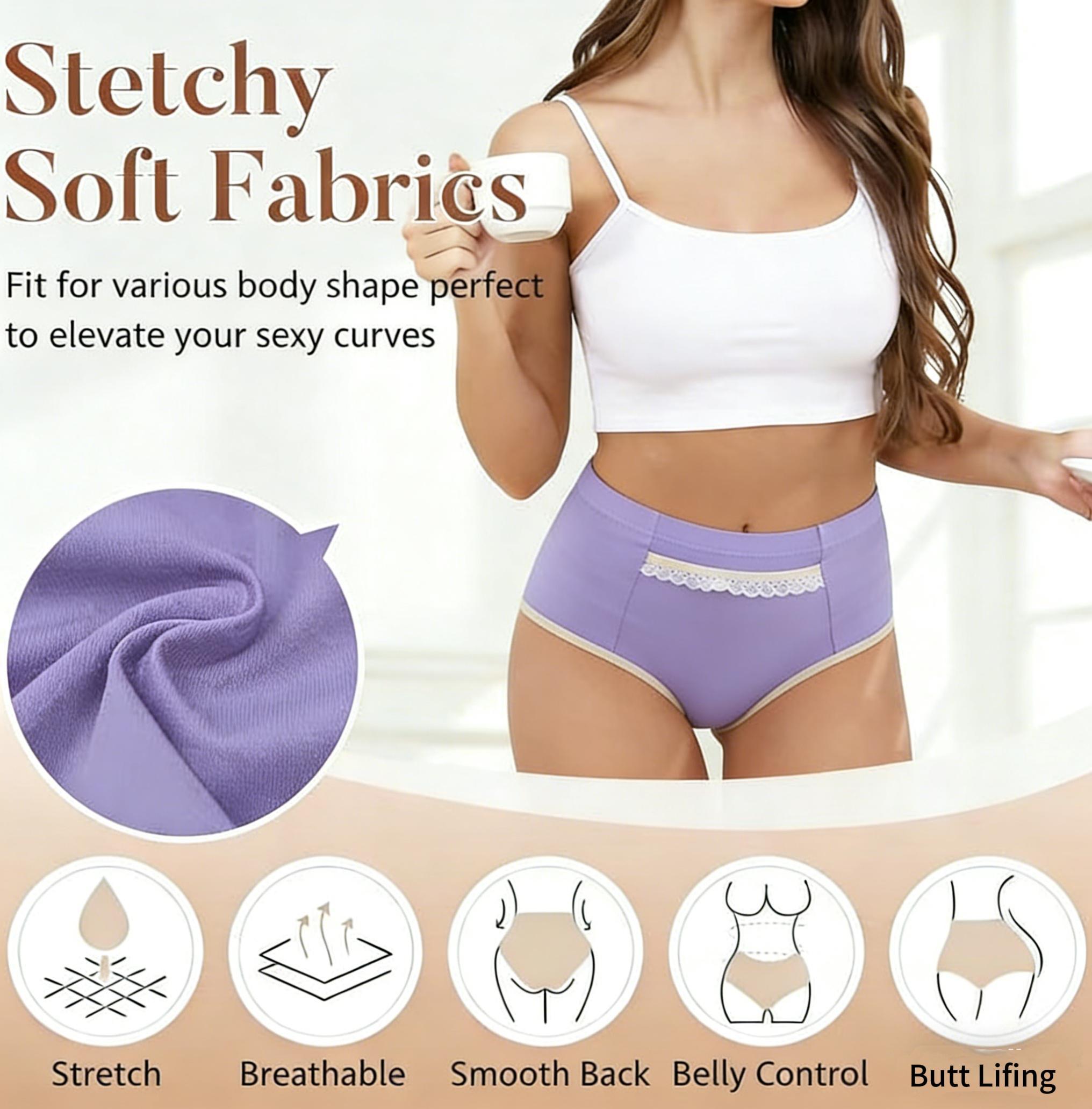 Period Underwear with Hidden Pocket, Leak-Proof Heavy Flow Panties for Women, No Leakage Accidents, Seamless Comfort Fit for Travel, Gym, Daily Wear cycling