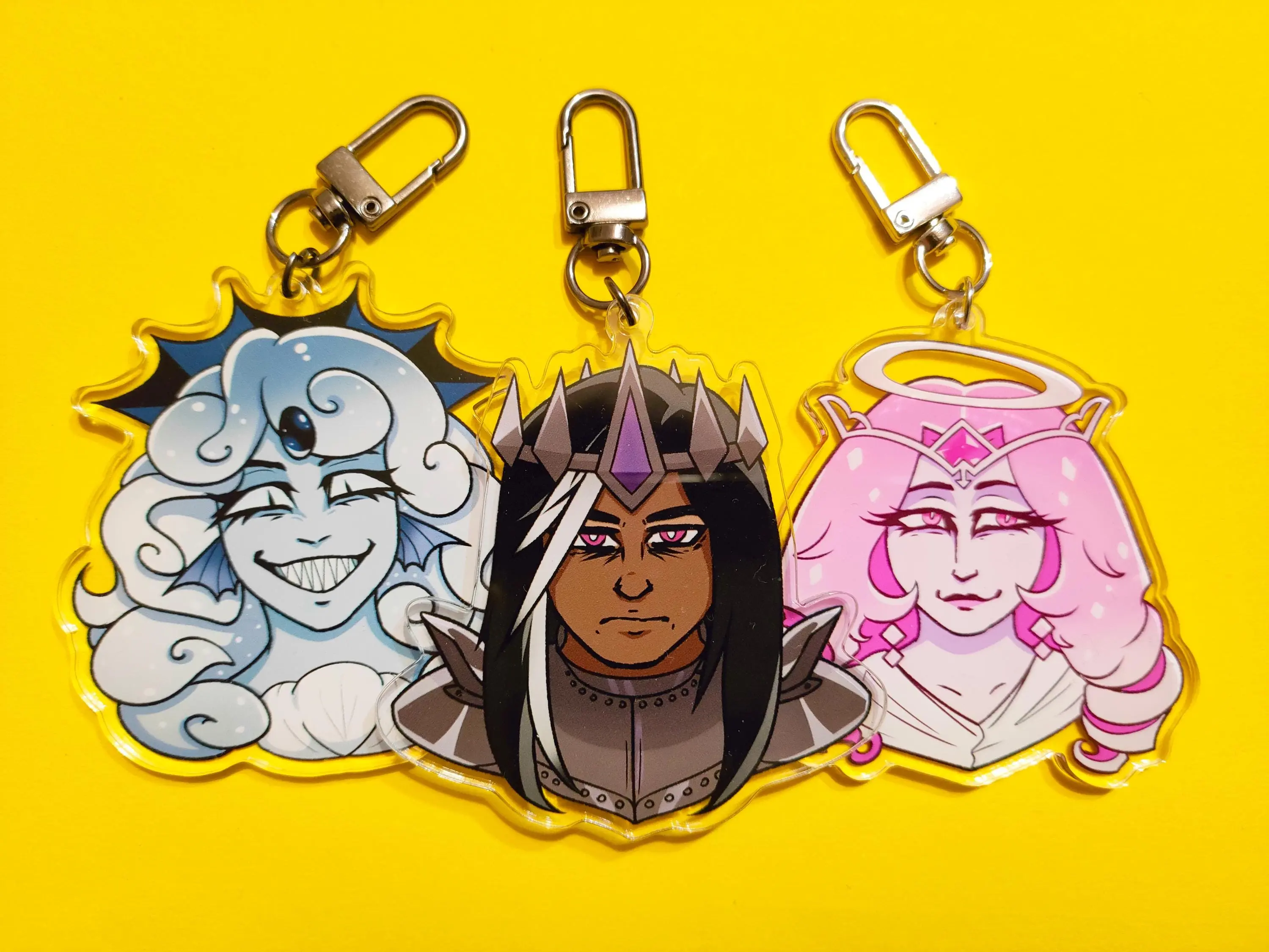 CRK Cookies - Cookie Run Kingdom Keychain Acrylic Charms, Cute Anime Characters Acrylic Keychain, Perfect Gift for Fans & Collectors