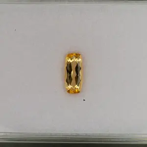 Natural Brazilian Imperial Topaz Cushion Cut Loose Gem ~1.67cts - Rare Earth-Mined Gemstone