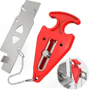 MATWEI 3rd Gen Portable Door Lock - Hotel Door Locks for Travelers Security, Travel Lock for Apartment/Dorm/Home - Extra Safety & Privacy Protection Device, Easy Install, No Tools Needed