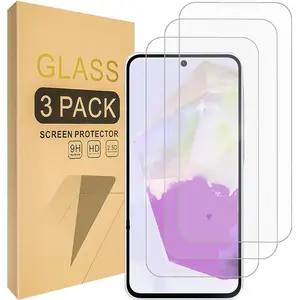 3 Pack Tempered Glass Screen Protector for Samsung Galaxy A56 5G / A36 5G, Case Friendly Ultra Thin Design, Maximum Scratch Resistance, Accessories