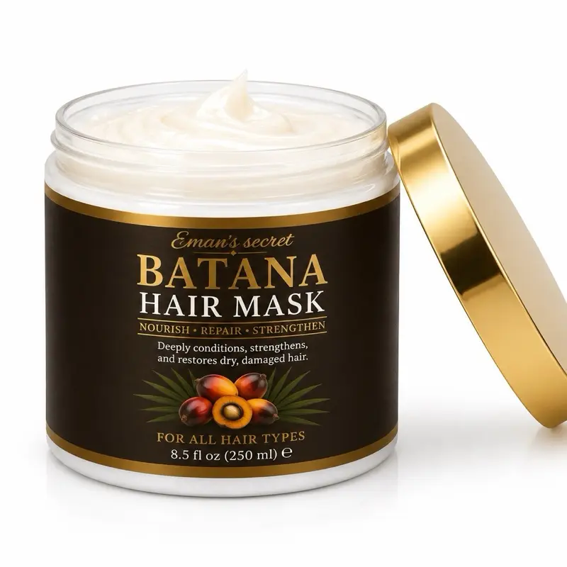 Batana Hair Mask, Hydrating Haircare Treatment for Curly Hair - Boosts Moisture, Repairs Dry Damaged Strands, Moisturizer, Hydrate