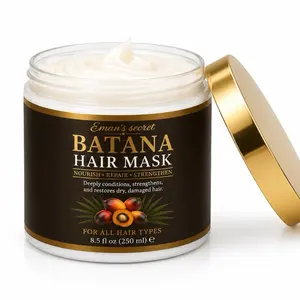 Batana Hair Mask, Hydrating Haircare Treatment for Curly Hair - Boosts Moisture, Repairs Dry Damaged Strands