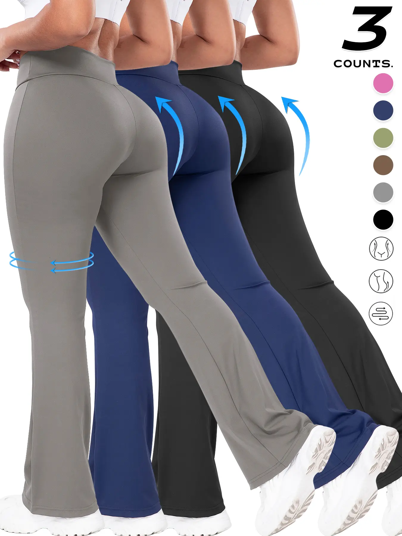 black + gray + navy blue