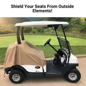Golf Cart Seat Cover - Premium Woven Polyester