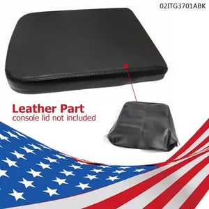 CROSSDESIGN Fit For 02-08 Dodge 1500 2500 Armrest Center Console PU Leather Synthetic Cover