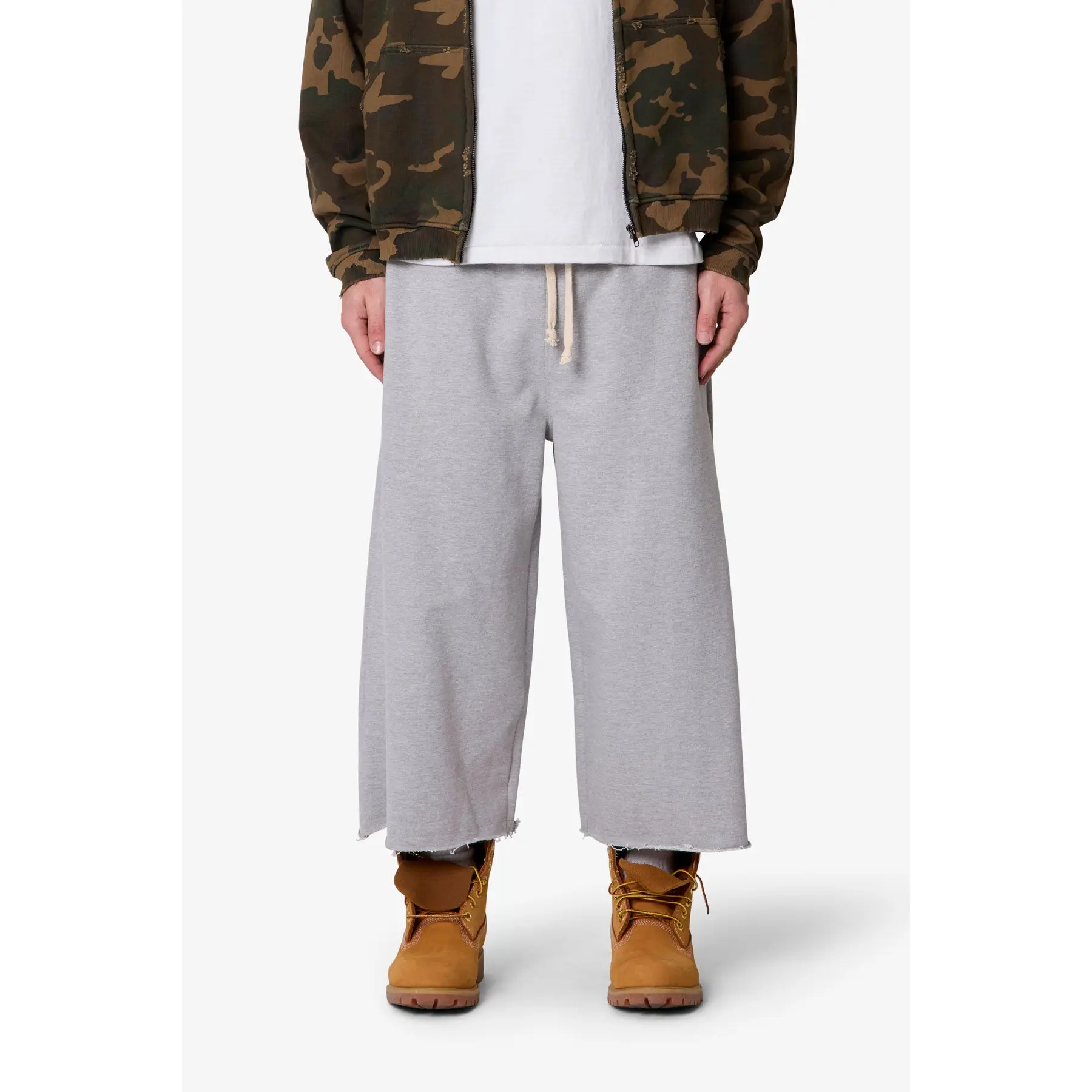 mnml Extra Long Terry Sweatshorts - Heather Grey mnml Extra Long Terry Sweatshorts - Heather Grey