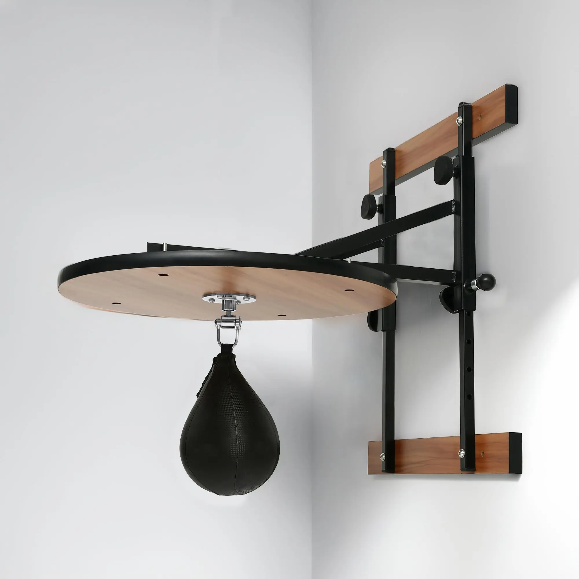 Houseables Speed Bag, Speed Bags for Boxing, Speedbag, Speedbag Platform, Punching Ball, Wall Mount Stand, Adjustable Height, Training Equipment, Wall Mounted Kit, Swivel Ball, Home, Gym, Professional