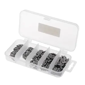 300 pcs / piece Double barrel  sleeve Fishing line Tube  the S