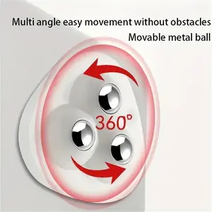 4 Self-Adhesive Wheels with Stainless Steel Bearings, 360 Degree Rotating Kitchen Utility Casters, Easy Installation, Compact Design, Furniture Lift Mover
