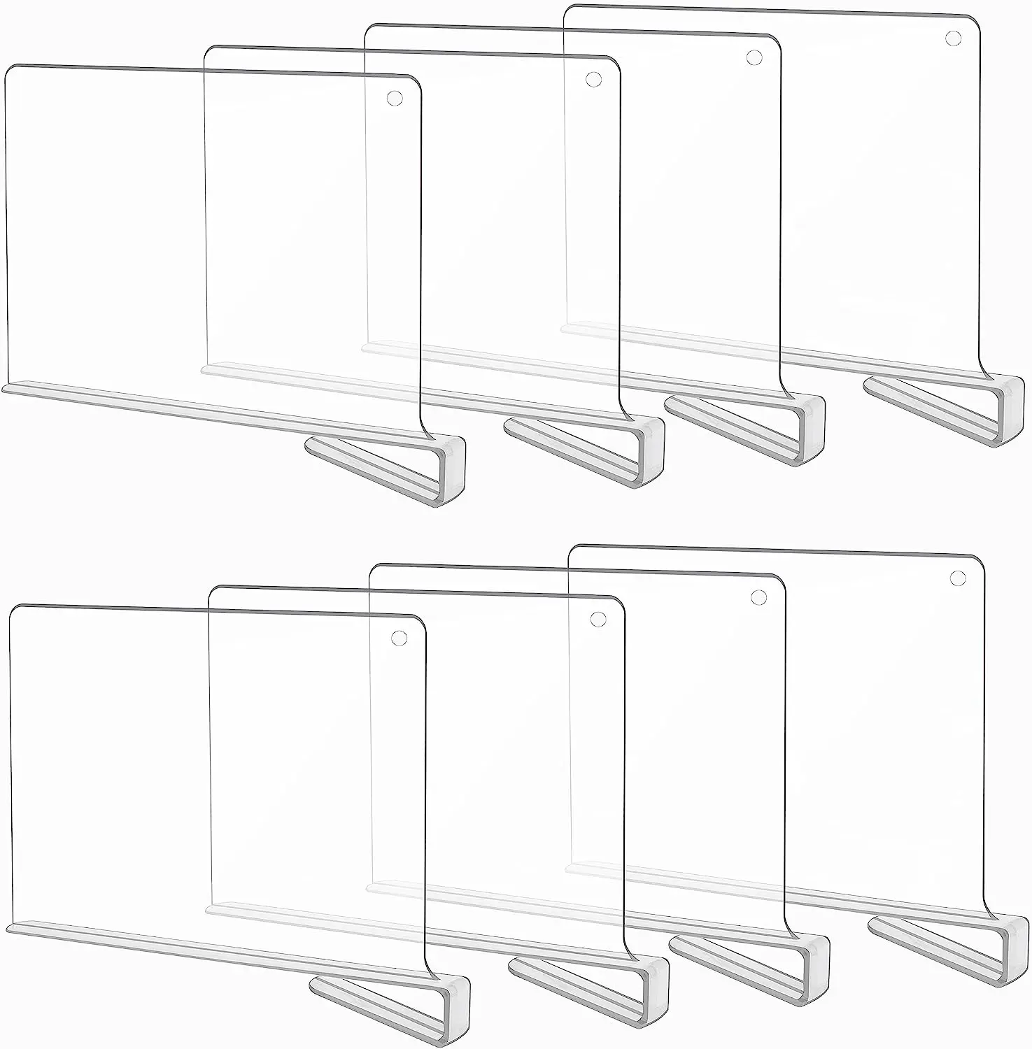 Clear Acrylic Shelf Dividers!