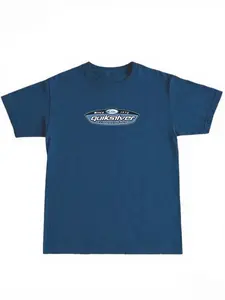 Youth and Adult Vintage 90s Quiksilver Performance Flight Shirt, Unisex Round Neck Surf Shirt, Fashion Essential for Summer, Casual Fitted Style Top