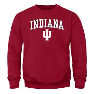 Indiana University Spirit Sweatshirt (Red)