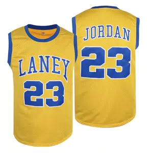 Men's Basketball Jersey with 23 Print - Athletic Shirt for Training, Games & Casual Wear - All-Season, Sporting Tops, Team Singlets Uniforms, Vintage Sportswear, Gym Overshirt, Sizes S-3XL