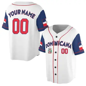 Custom Dominicana Baseball Jersey, Personalized Dominican Republic Shirt, Custom Name and Number Jersey, Republica Dominicana Gift, Sizes S-5XL