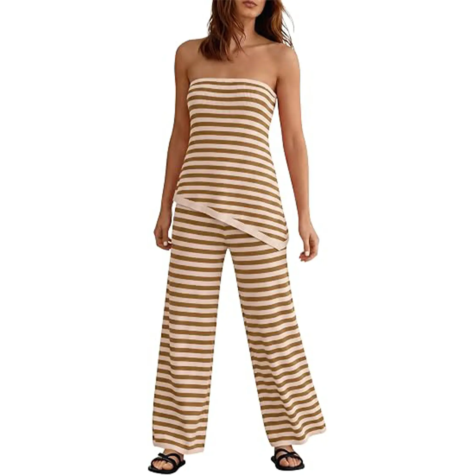 Khaki Striped