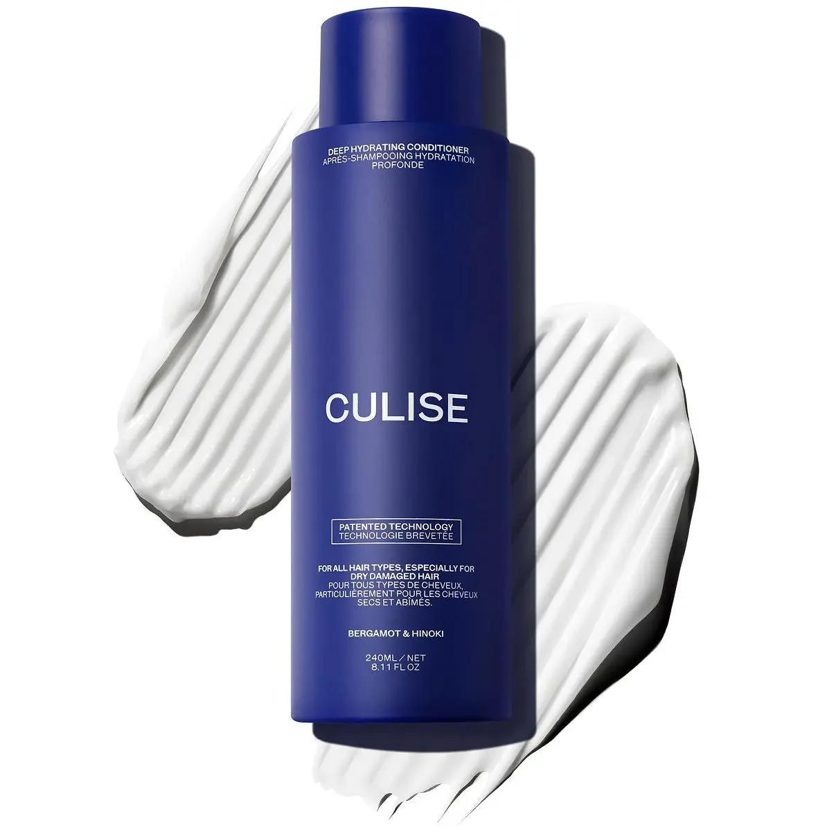 CULISE Korean Deep Hydrating Hair Conditioner for Dry, Damaged Color Treated - Softens, Detangles, Smooths - Rice Water, Hyaluronic Acid, Probiotics, Shea Butter, Deep Conditioner Care - 16-Week Supply