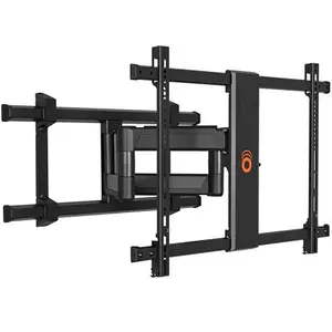 ECHOGEAR XL Full Motion TV Wall Mount - Universal Bracket for Big TVs Up to 90" - Smooth Articualtion Plus Easy 3 Step Install with Pre-Assembled TV Interface - Ideal for OLED & QLED TVs