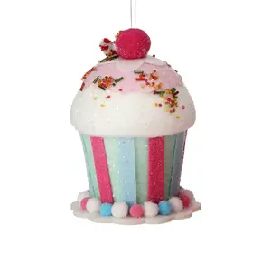 Pastel Ice Cream Sundae Ornament