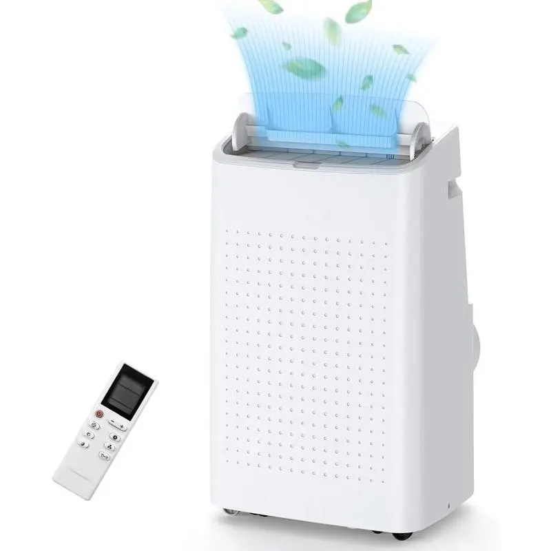 Gaomon 15000 BTUs Portable Air Conditioner - 3-in-1 Cooling/Fan/Dehumidifier, Remote Control, Timer, Compact White Unit for 850 Sq. Ft Residential Spaces, Garage, RV, with LED Panel, Stay Cool