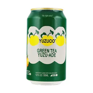 YUZUCO Japanese Yuzu Green Tea 355ml - Refreshing Citrus Drink, Perfect for Hydration & Palate Cleansing