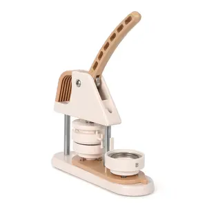 Garvee Button Maker Machine 58mm 3rd Gen, 100pcs Button Parts, Installation Free 58mm(2.25in) DIY Pin Badge Button Maker Press Machine Badge Punch Press