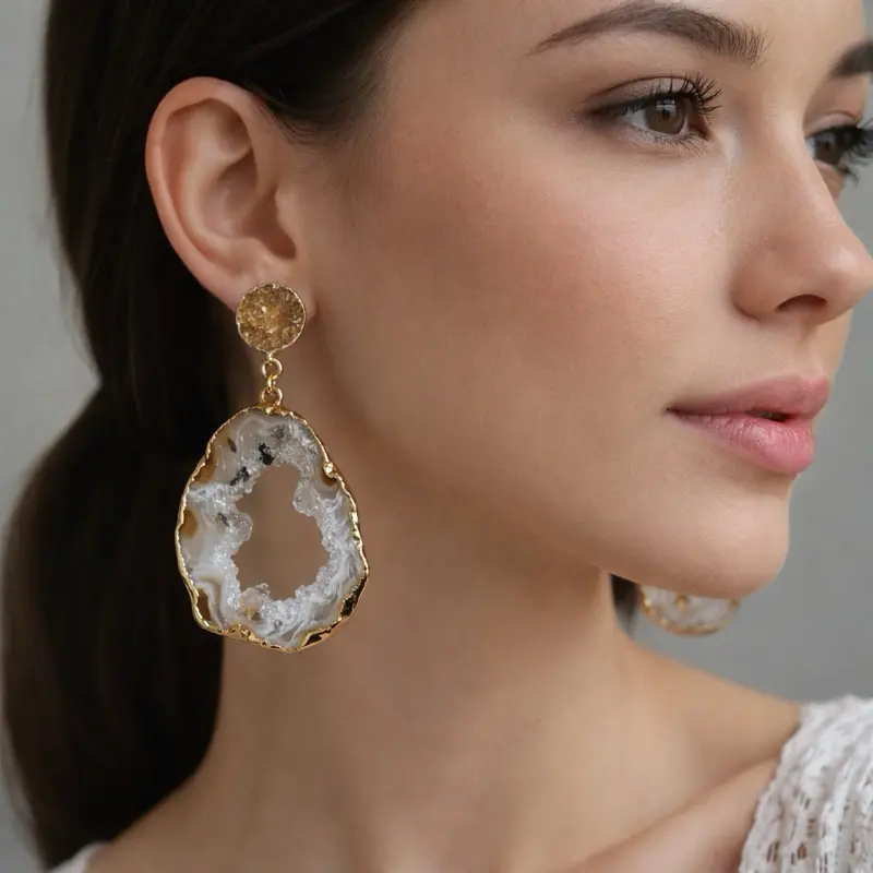 Geoda Earrings