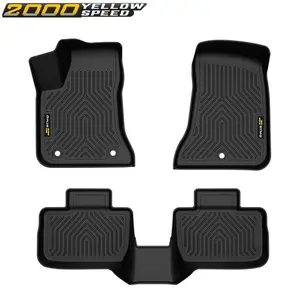 All Weather 3D TPE Floor Mats Fit For Dodge  2011-2023 Charger/Chrysler 300 RWD