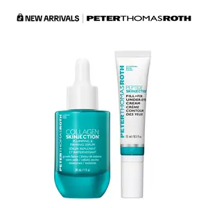 Peter Thomas Roth Collagen Skinjection Plumping Serum & Peptide Skinjection Fill + Fix Under-Eye Cream