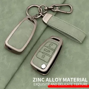 For Alloy Key Box Protector Case for Audi A1 A3 A6 C5 C6 Q3 Q2 Q7 Tt Tts R8 S3 S6 Rs3 Rs6 A4, Key Fob Protector, Car Accessories, Durable Protection, Car Key Accessory