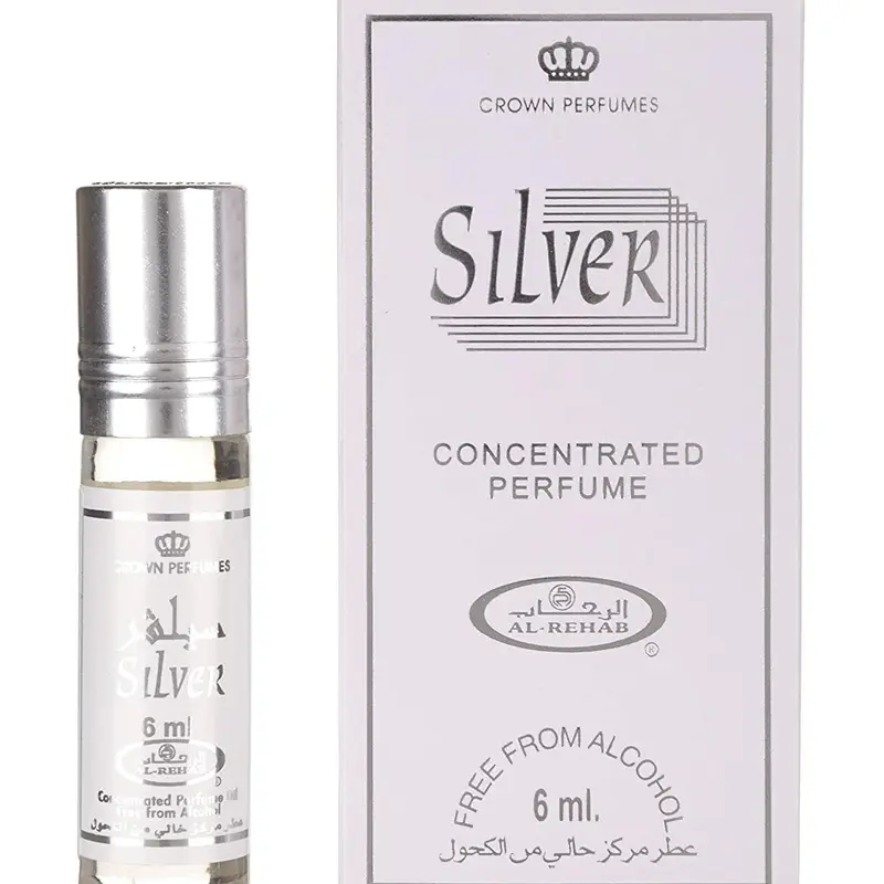 Silver - 6ml Perfume Oil Roll-On by Al-Rehab