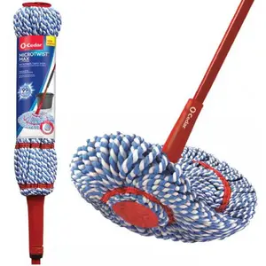 MicroTwist MAX Microfiber Wet Mop for Home Cleaning Steel Pack