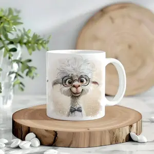 Lama Alpaca with funny know-it-all saying 11oz 15oz Mug
