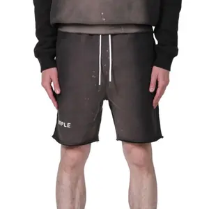 Purple Brand French Terry Bleached Short