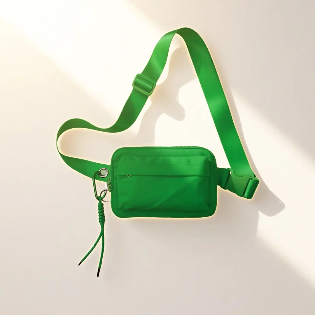 Iris Multi Pockets Crossbody Bag with Keychain (#12123) - By Iris