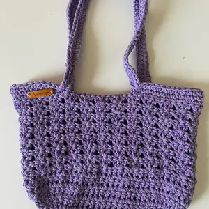 Crochet book bag