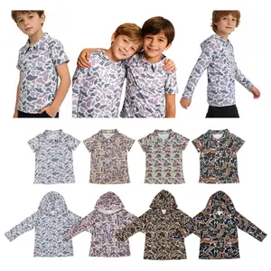 C Kids Clothing Boy Camo Hoodies Boy Hunting Clothes Winter Shirt