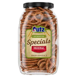 Utz Sourdough Specials Original Pretzels Barrel