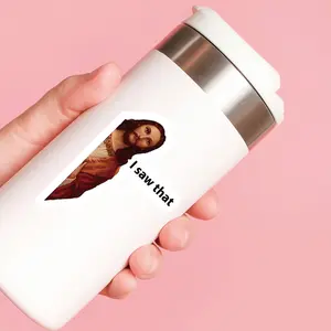 Jesus I Saw That Sticker - Waterproof And Scratch Resistant - Funny Meme Decals For Laptops & Water Bottles
