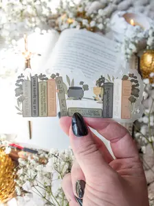 ACOTAR Bookshelf Waterproof Vinyl Sticker | 4.25"