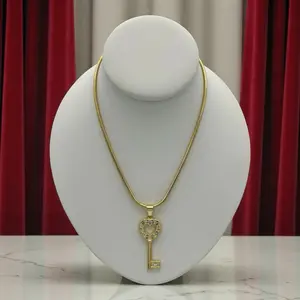 Key Necklace- Gold Plated 14k