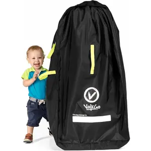 Super Extra Large Stroller Bag for Airplane with Padded Backpack Shoulder Straps, Double Stroller Coer for Air Trael, Jogger & Carrier - Fits All, Gate Check Bag, Waterproof Trael Coer.